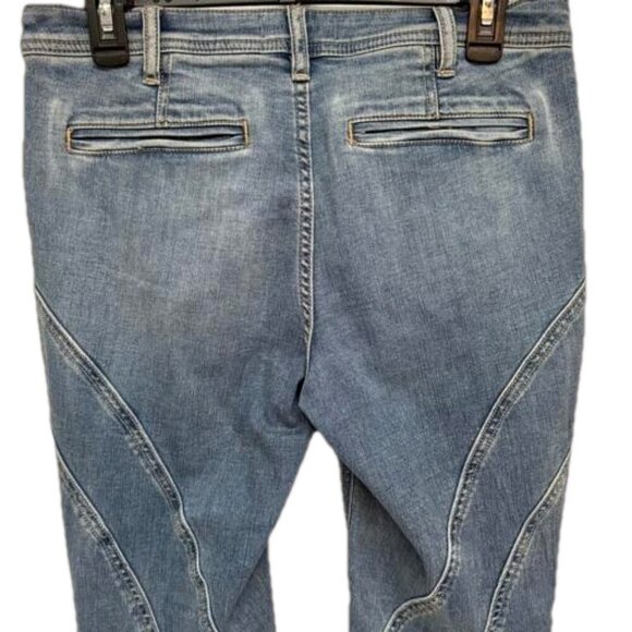 Free People Twirl-on Mid Rise Flare Jeans NWT - Picture 8 of 11